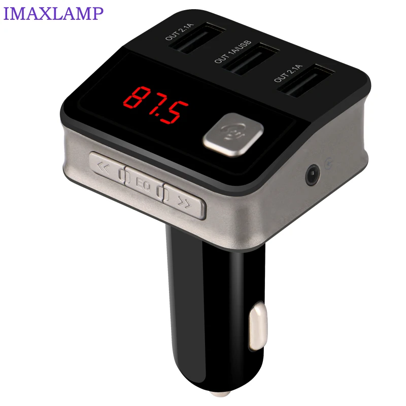 BC12 Bluetooth Car Charger with MP3,Three USB output Voltage,Bluetooth