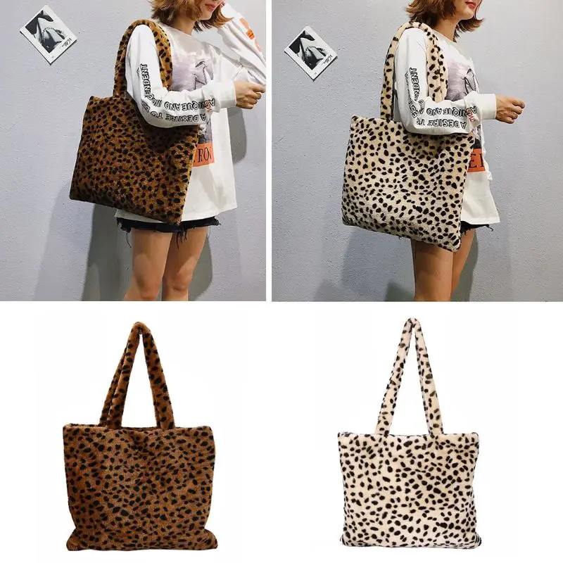 

Fashion Luxury Women Handbag Leopard Print Tote Satchel Bag Lady Female Multifunction Large Top Handle Shopping Shoulder Bag New