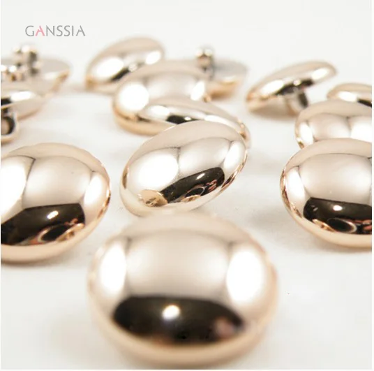 

10pcs/lot High grade gold color buttons Mushroom sewing buttons Embellishment garment accessories (SS-806)