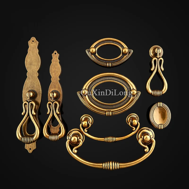 Retro Style 2PCS  European Antique Kitchen Door Fu...