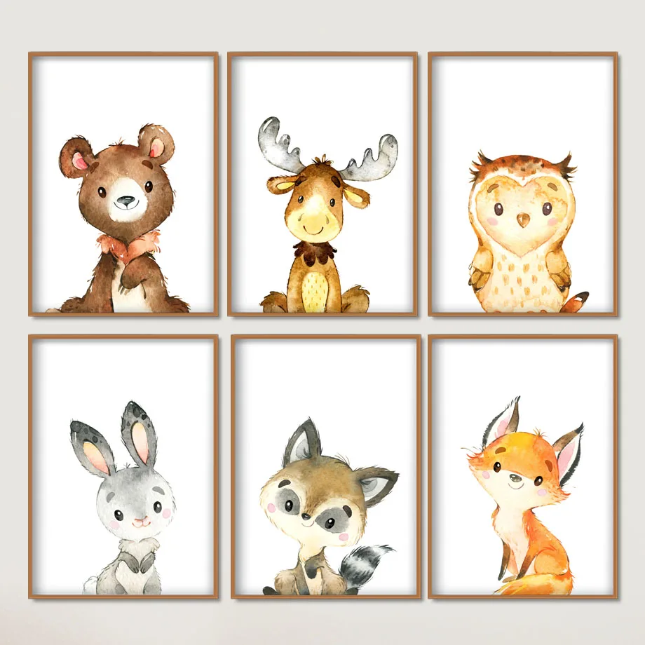 animal wall decor for nursery