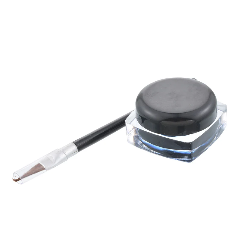 

Manooby Waterproof Long-lasting Black Gel Eyeliner Make Up Cosmetics Set With Brushes Eye Liner Makeup Charming Eyes Maquiagem