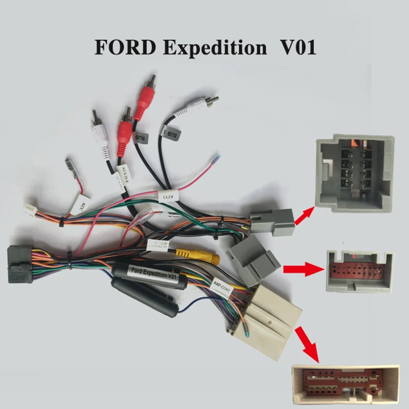 ARKRIGHT Wiring Harness Cable For Ford Expedition Radio Head Unit