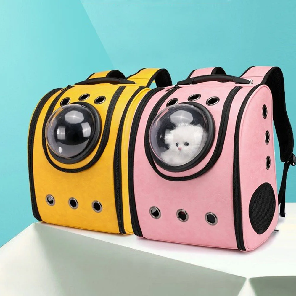 

Pet dog Outdoor portable Package bag Space Cabin Pet Carrier Breathable pet Cat Carrier backpack cat bags Pet Travel Dog Carrier