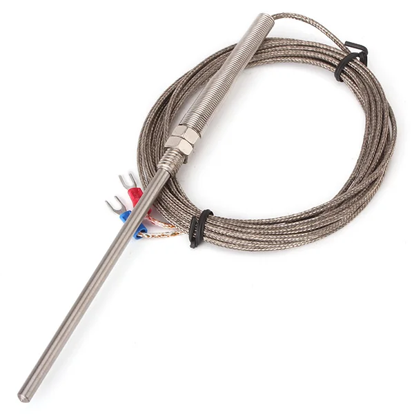 

Hot 3 Meter High Temperature -100~1250 C Thermocouple K type 100mm Probe Sensor