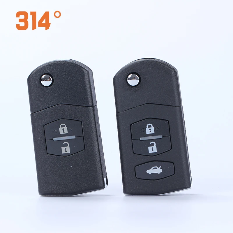 

Black Car folding key Remote Control Key Replacement Shell Suit For Mazda 3/New Mazda 6/Mazda 2/Mazda 5/Pentium B70 Car Key
