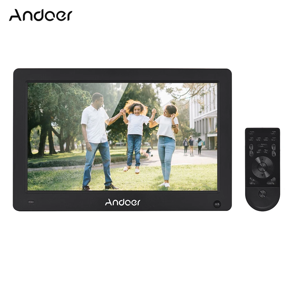 Andoer 11," Цифровая фоторамка ips Full View screen Eletronic Picture Album высокое разрешение 1920*1280(16:10) 1080 P HD видео