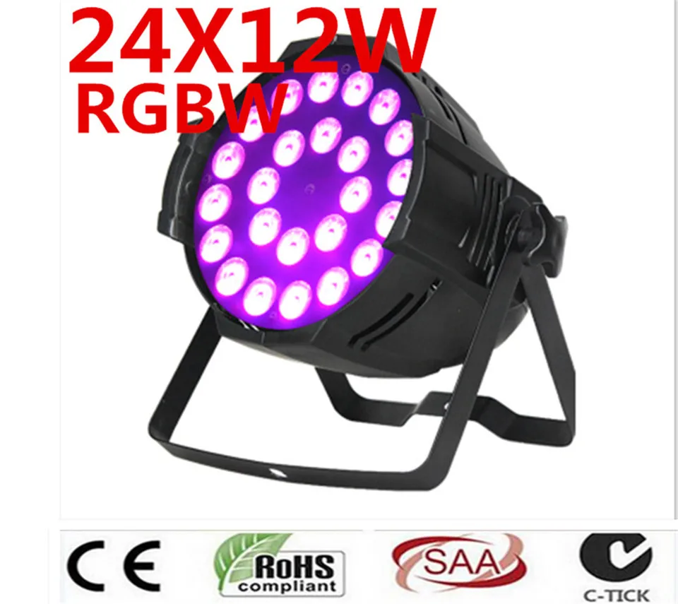 

24x12w 4in1 rgbw led par light DJ Par Cans Aluminum alloy Shell stage light dmx light
