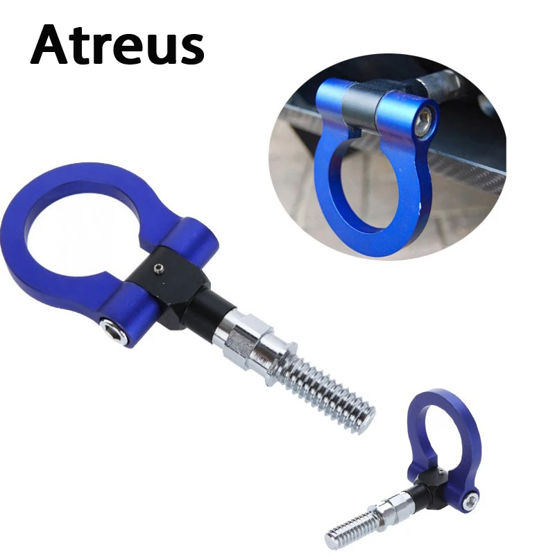 

Atreus 1PCS Car Auto Trailer Ring Hook Vehicle Towing Hanger for Nissan qashqai Citroen c4 c5 c3 Chevrolet cruze aveo Peugeot