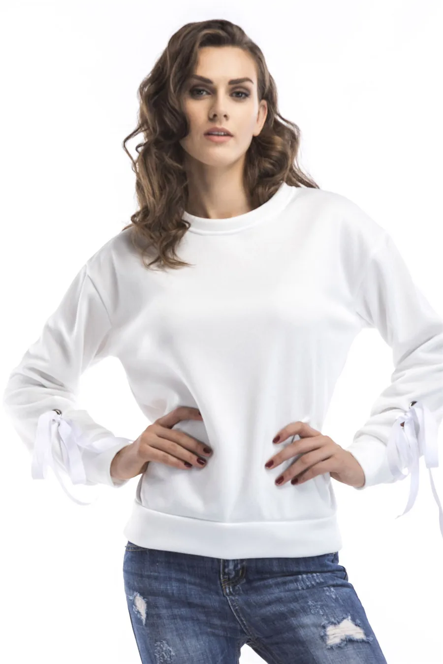 Gladiolus New Fashion Spring Autumn Sweatshirt Women O-Neck Lace Up Long Sleeve Pullover Women Hoodie 2019 Ladies Tracksuit Tops (16)