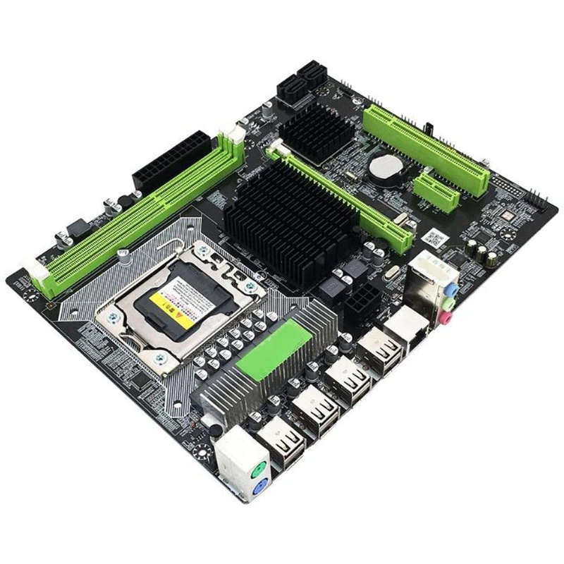  X58 Pro Lga 1366 Socket Desktop Motherboard With Ddr3 For E5502 L5506 W3503 Ec3539 Lc3528 2Xddr3 Di