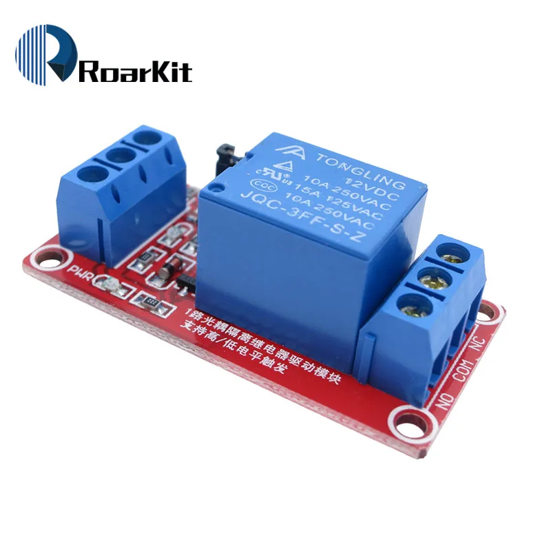 5 шт./лот один 1 канал 5 В/12 В релейный модуль щит с оптроном поддержка высокого и низкого уровня триггера для Arduino