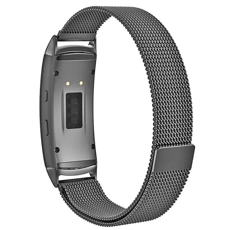 2 в 1 usb-кабель для зарядки и передачи данных для samsung gear Fit 2 Pro ремешок для часов браслет из нержавеющей стали ремешок для часов gear fit2 Pro ремешок