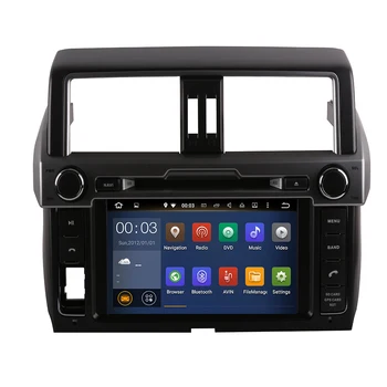 

8" Android 9.0 tape recorder Car DVD Player for Toyota Prado 150 Land Cruiser 2014 2015 2016 2017 Car Radio Stereo Wifi Audio