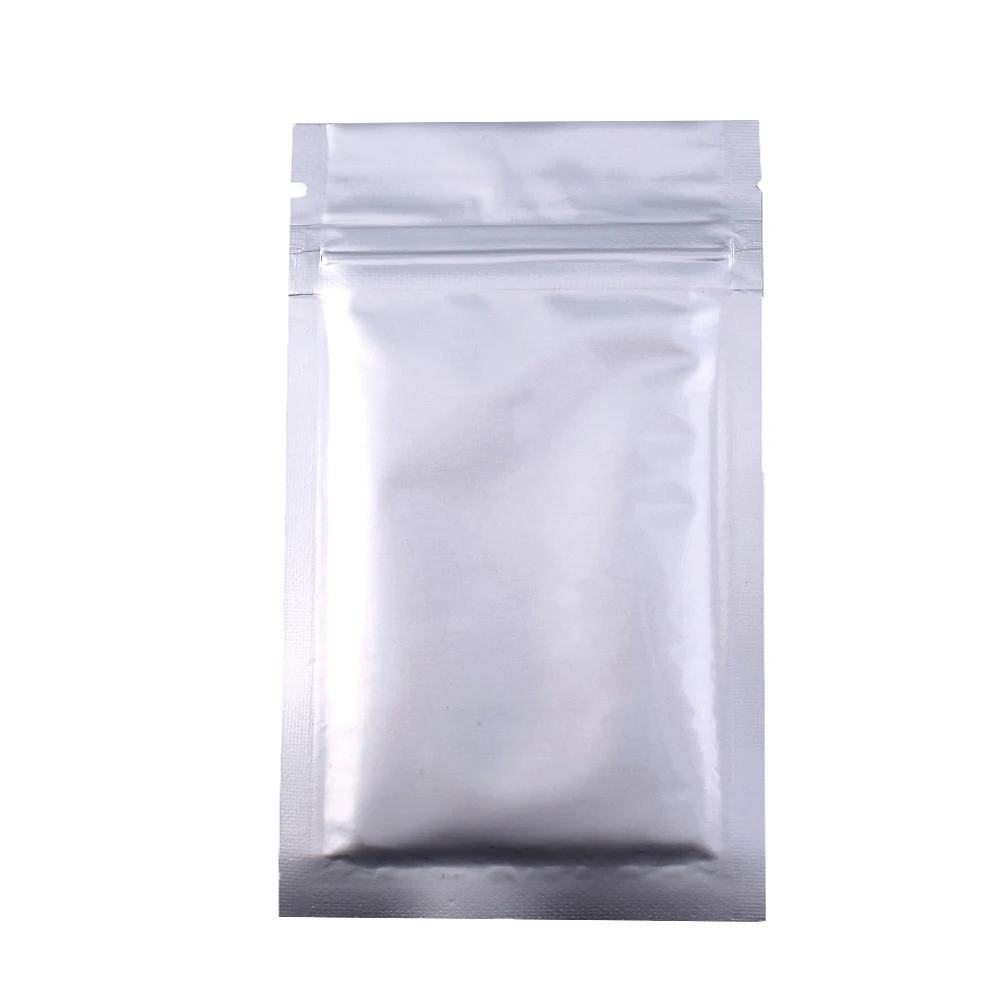 Usps Free Shipping 100pcs 8 5x14cm 3 25x5 5in Aluminum Mylar Foil Usps Free Shipping 100pcs 8 5x14cm 3 25x5 5in Aluminum Mylar Foil Flat Pouch Heat Seal Zip Lock Bags Food Packaging In Storage From Home