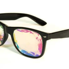 Дизайн классический Стиль черный Рамки Калейдоскопы Очки реального Стекло объектива