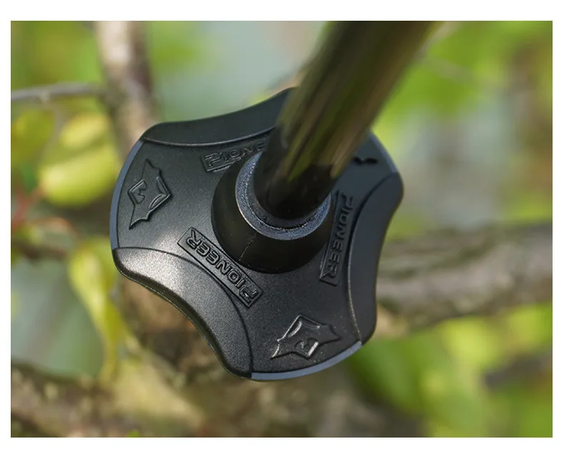 Carbono ao ar Luz de Bloqueio Livre Montanhismo Vara Caminhadas Corrida Trekking Pólo 11 vara corrida vara trekking pólo luz de