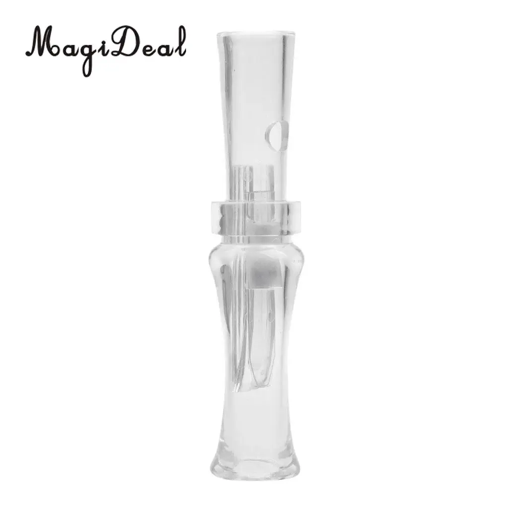 Outdoor PVC Hunting Decoy Whistle Transparent Duck Call Sound Lure Duck Voice Trap Whistle for Hunters Accessories