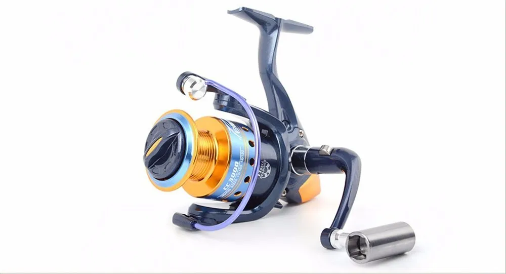 Corpo para Falsa Isca de Peixe de Água Nova Alta Velocidade Spinning Reel Fishing 11bb Ratio 5.2: 1 Azul Suave Salgada 5 Ratio 5.2: 1 Azul Suave Corpo para
