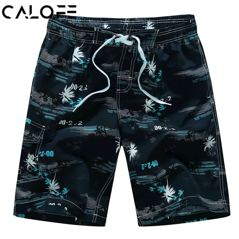 

CALOFE 2018 Men Summer Beach Short Plus Size 6xl Shorts Men Board Surfing Swimming Boxer Trunks Bathing Suits Quick Dry Shorts
