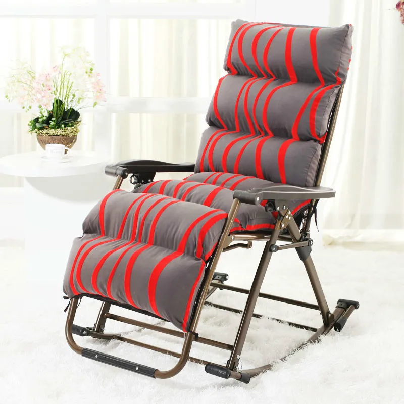Outdoor new style excellent quality luxury leisure folding rocking chair balcony chair iron alloy free shipping