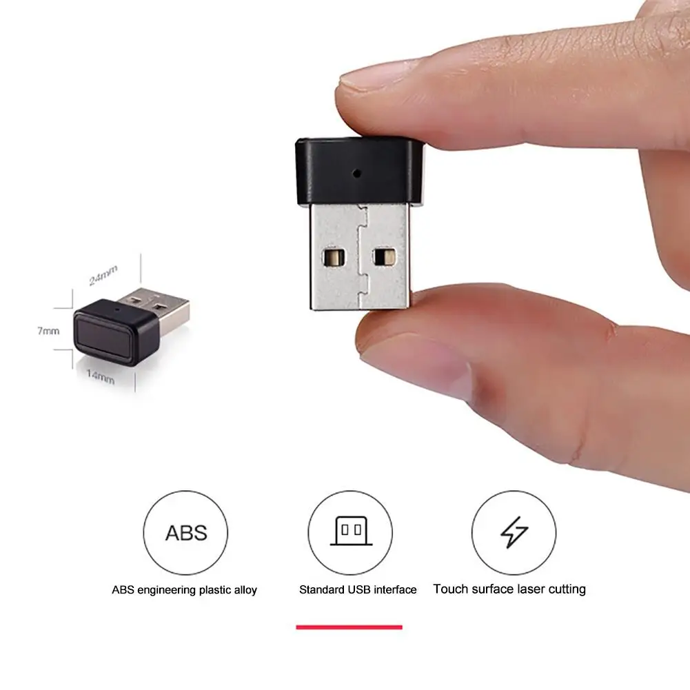 

New Arrival Mini USB Fingerprint Reader PC Laptop Computer Login Lock for Windows 7/8/10