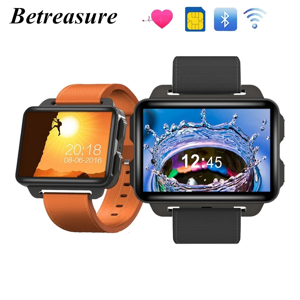 

Betreasure Android 5.1 Bluetooth Smart Watch Heart Rate Monitor SmartWatch GPS Fitness Tracker Sport Men Watch With SIM Card