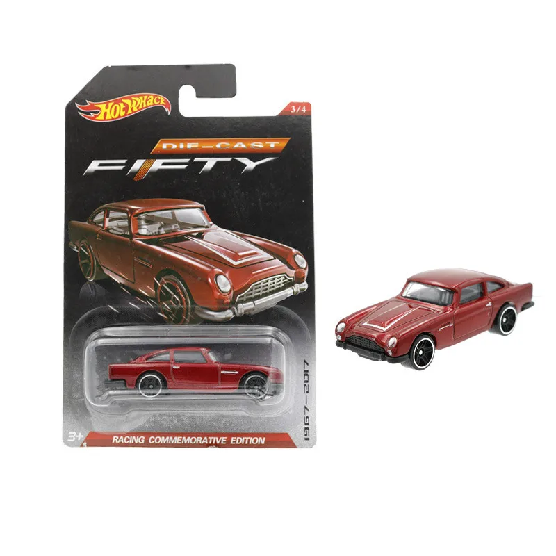 Hot Wheels 1:64 литые гоночные автомобили горячая четырехколесная тележка мультяшная