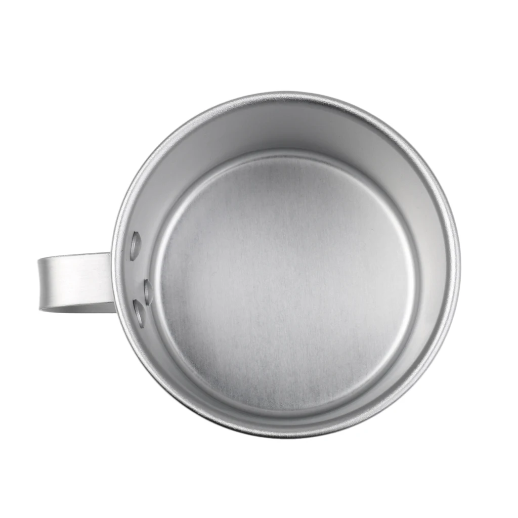 300ml 10.6oz Aluminum Coffee Tea Mug Cup with Handle - Aluminum Camping / Travel Cup for outdoor activity