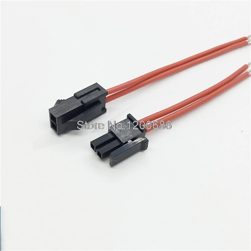 10 см 22AWG Molex 3,0 мм 2pin WM1783 43025-0200 мужской женский pigtail Molex Micro-Fit 3,0 жгут проводов Molex 3,0 шаг провода кабель