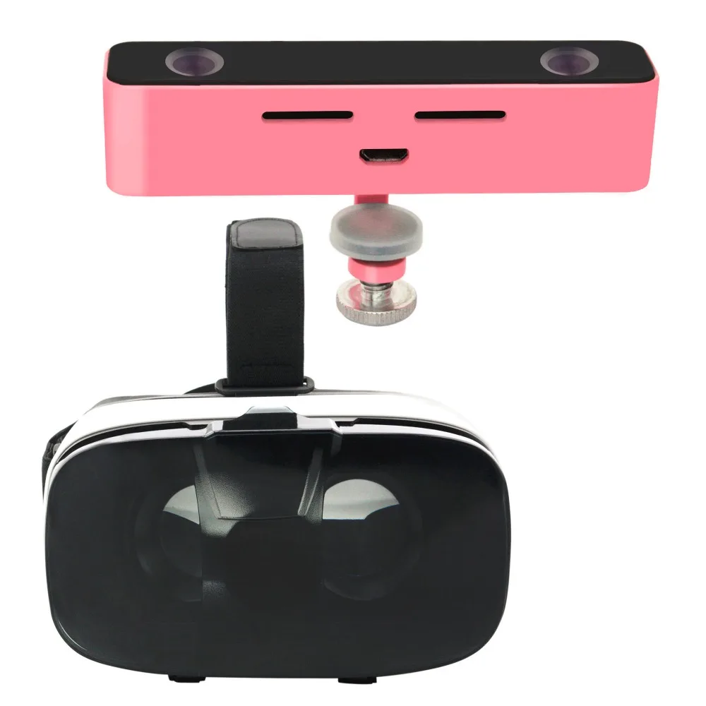 VR Kit 3D Virtual Reality Stereo 3D Camera With Wide Angle Dual Lens 3D Videos VR Glasses