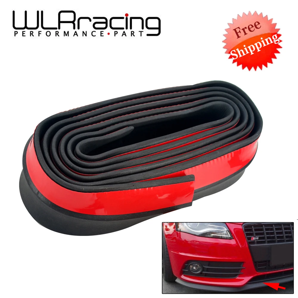 Free Shipping 2.5m 60mm Width Universal Car Protector Front Bumper Lip