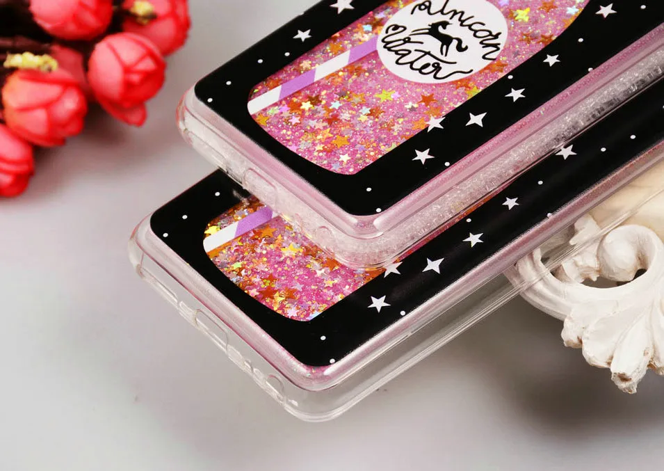 WHAY Cases for Meizu M5 Note Case Glitter Cute Bottle Dynamic Liquid M5Note Cover for Meizu M5Note Case M5 Note Silicone Funda (5)