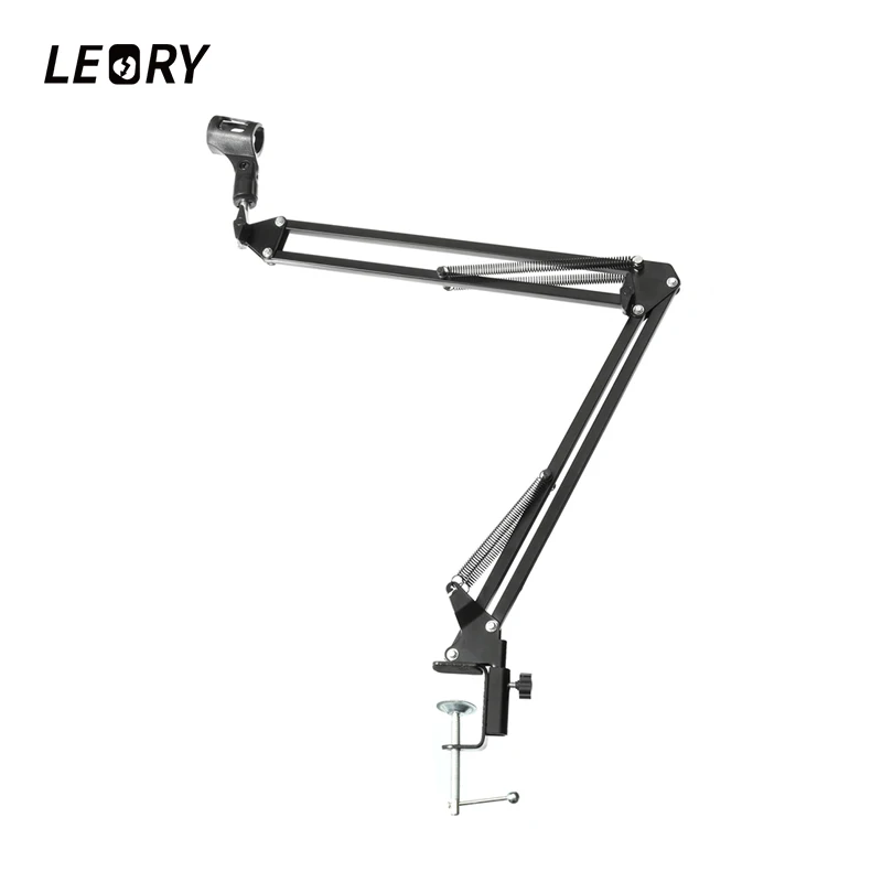 

ARCHEER Adjustable Studio Microphone Stand Suspension Boom Table Bracket Arm Holder Microphone Shock Mount Holder Clip Table