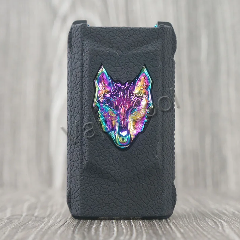 

Cover Case for Snowwolf Mfeng Kit - 2pcs Texture Silicone Skin Sleeve wrap Gel Fit Vape Sigelei Snowwolf MFENG 200W Box Mod