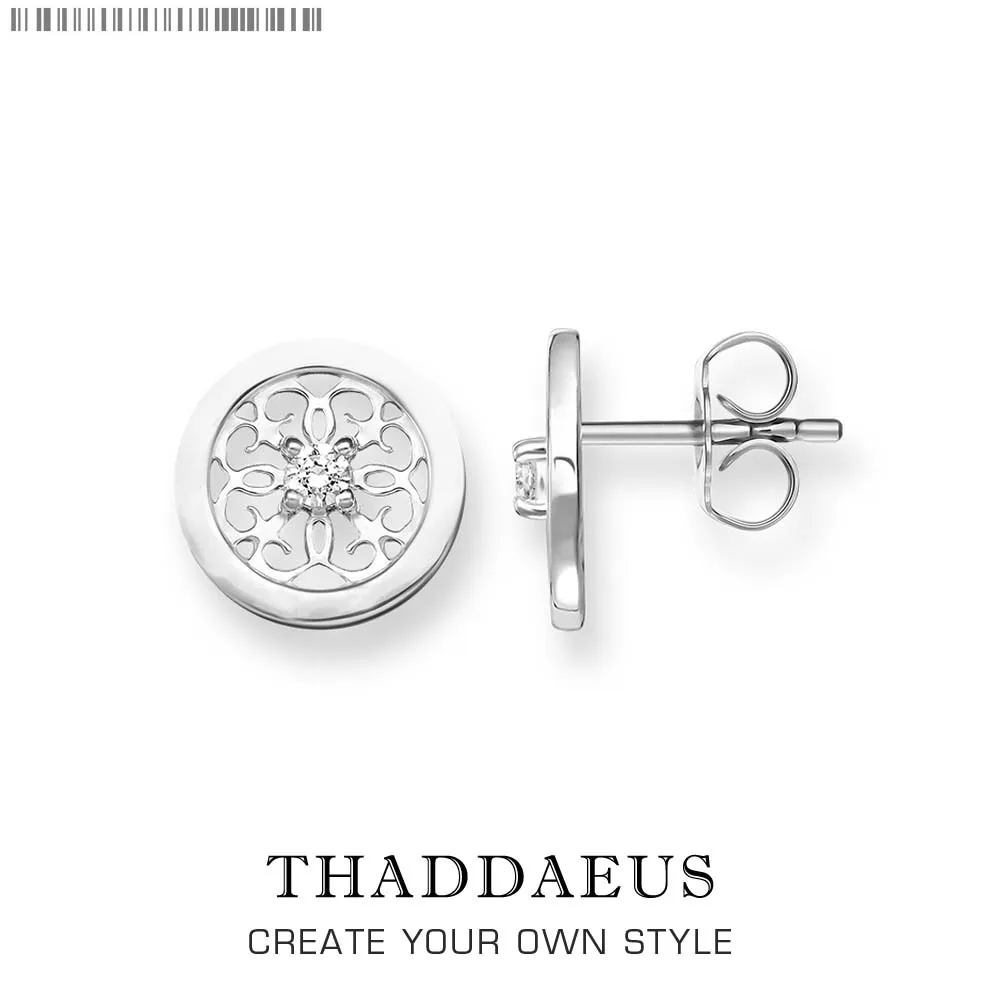 Серьги-гвоздики с орнаментом, Томас Стиль Гламурная мода хорошее Ювелирное Украшение для женщин, Ts подарок из 925 пробы серебра, выгодное предложение