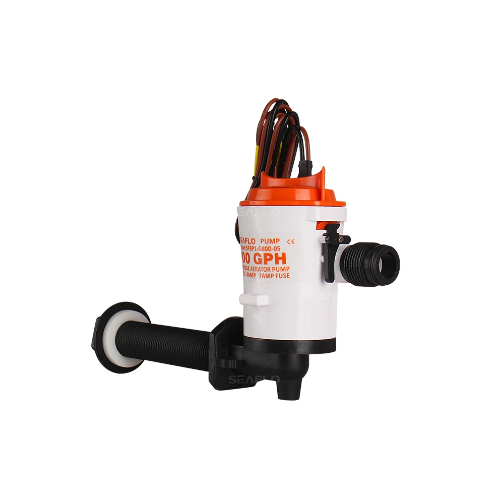 Погружной насос для наживки SEAFLO 800 GPH 12 В лодки Livewell Baitwell Aerator аэрационный 4.0A|rule