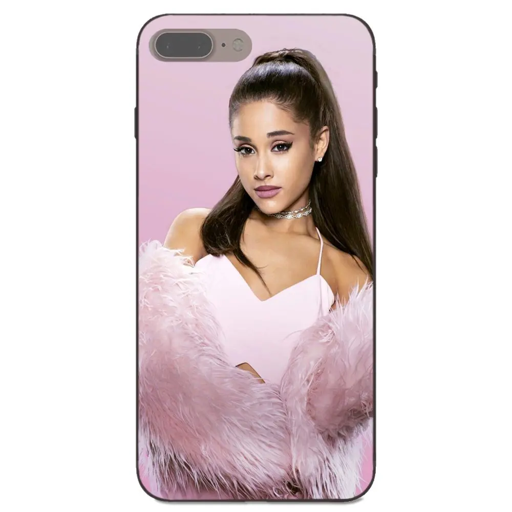 Мягкий принт для телефона Ag Ariana Grande Chat Samsung Galaxy Note 4 8 9 G313 S3 S4 S5 S6 S7 S8 S9 S10 Edge Plus Lite