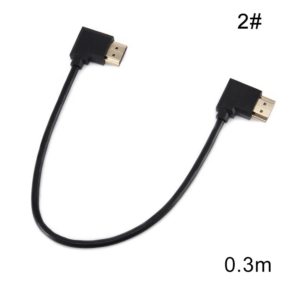 2 0,3/0,5/1 м мини HDMI конвертер «Папа-мама» вверх вниз вправо влево Угловой Кабель-адаптер ING-SHIPPING - Цвет: 2