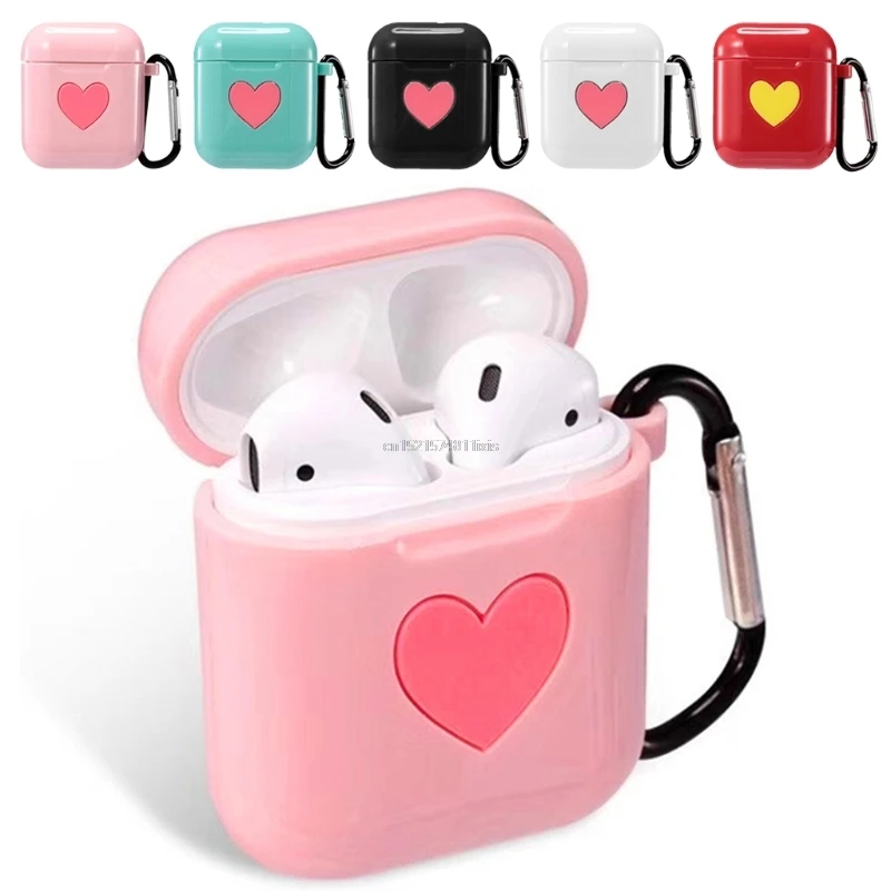 

Anti-lost Cute Sweetheart TPU Silicone Soft Charging Case Protective Cover Skin for Airpods