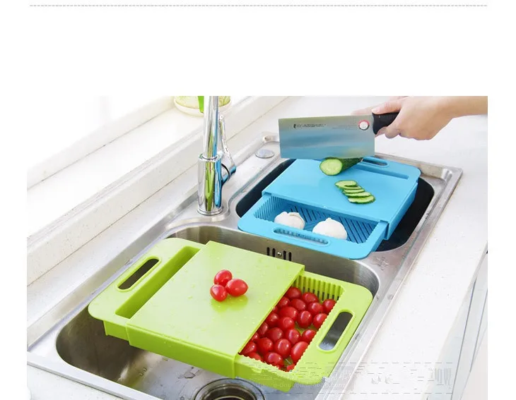 Многофункциональный креативный 3 в 1 ящик искусственные фрукты и овощи кухонные инструменты разделочная доска блок доска