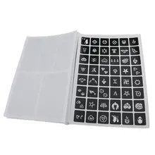 300 Шаблон трафарет для татуировки рисунок шаблон для мужчин и женщин индивидуальность полу Перманентная Татуировка плесень