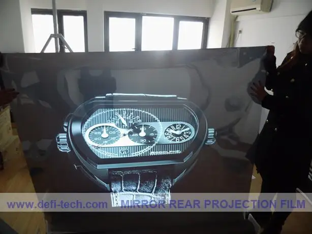

DfLabs NEW ! Rear Projection Film Ideal for Window Advertising - High Contrast mirror, grey, mirror Rear Projection Film