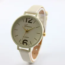 2017 Fashion Women Bracelet Watch Famous brand Ladies Faux Leather Analog Quartz Wrist Watch Clock Women relojes mujer