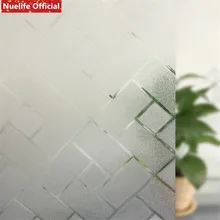 Кирпич узор электростатический матовый Солнцезащитная пленка для стекла термостойкая гостиная спальня офис кухня Солнцезащитная пленка ПВХ