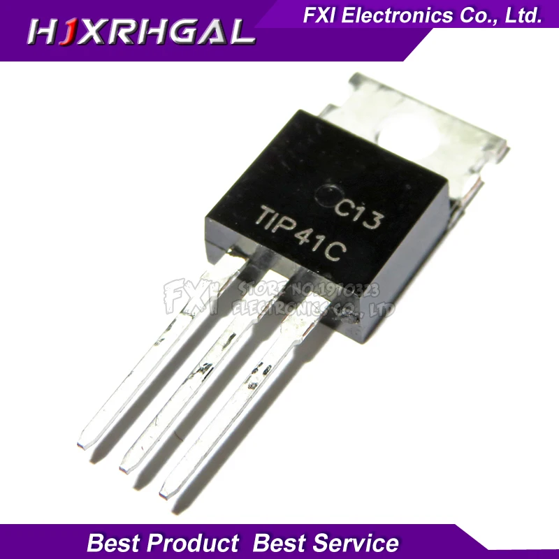 10pcs/lot TIP41C TIP41 6A / 100V MOSFET transistor Darlington bipolar