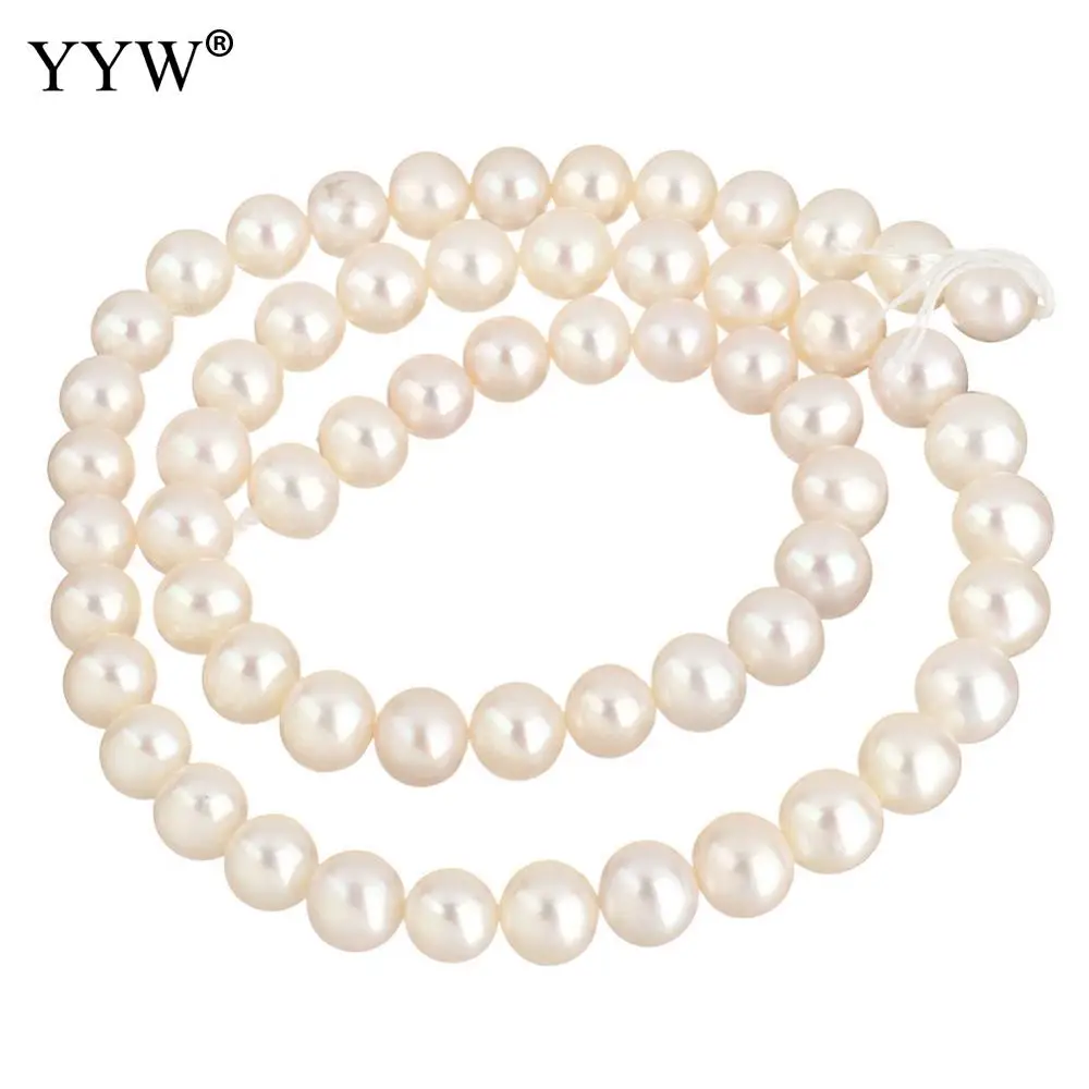 

Cultured Potato Freshwater Pearl Beads natural white 7-8mm Approx 0.8mm Sold Per Approx 15.5 Inch Strand