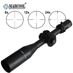 MARCOOL пневматическое оружие EVV 6-24X50 SFIRGL FFP Тактическая Цель Охота Riflescope оптический калиброванный Коллиматорный прицел Riflescope