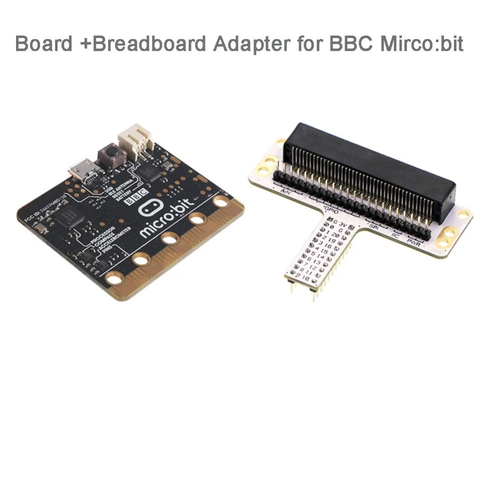 Для BBC Micro: bit microbit материнская плата микроконтроллер и макетная адаптер для