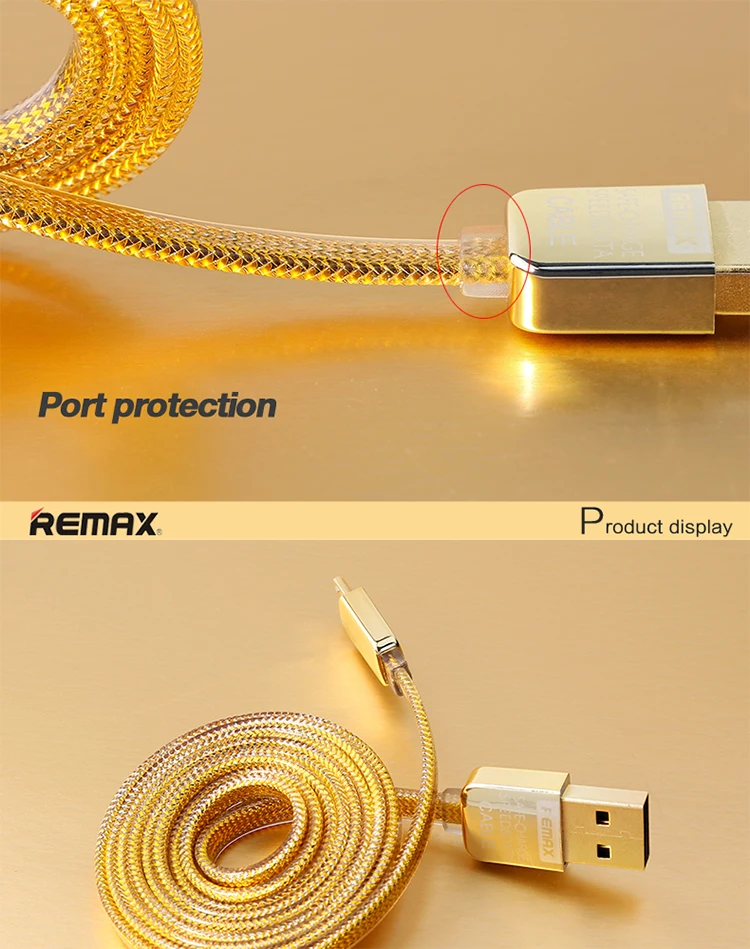 REMAX Golden Micro USB Cable_05